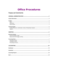 Office Procedures T C