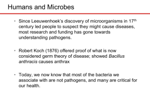 Humans and Microbes