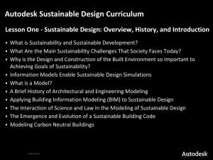 Autodesk Sustainable Design Curriculum