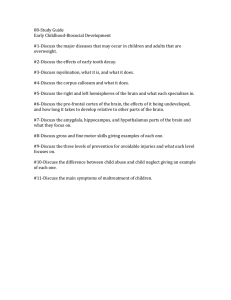 08-Study Guide Early Childhood-Biosocial Development