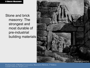 Stone and brick masonry: The strongest and most durable of
