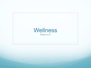 Wellness What is it?