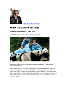 What we learned in China  PAW Home