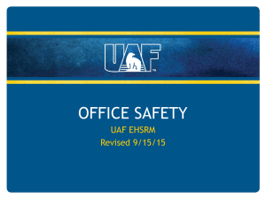 OFFICE SAFETY UAF EHSRM Revised 9/15/15