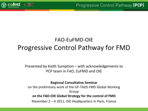 Progressive Control Pathway for FMD FAO-EuFMD-OIE