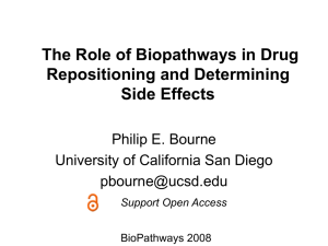 The Role of Biopathways in Drug Repositioning and Determining Side Effects