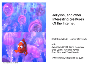 Jellyfish, and other Interesting creatures Of the Internet
