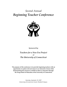 Beginning Teacher Conference  Second Annual