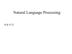 Natural Language Processing R &amp; N 22