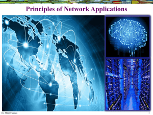 Principles of Network Applications Dr. Philip Cannata 1