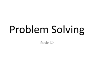 Problem Solving Susie 