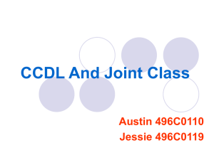 CCDL And Joint Class Austin 496C0110 Jessie 496C0119