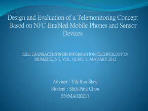 Design and Evaluation of a Telemonitoring Concept Devices