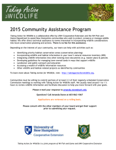 2015 Community Assistance Program