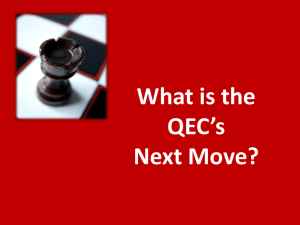What is the QEC’s Next Move?