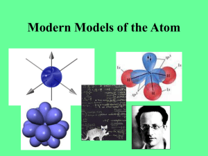 Modern Models of the Atom