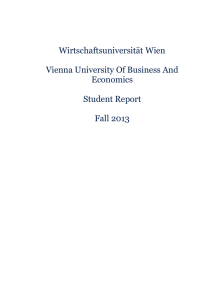 Wirtschaftsuniversität Wien  Vienna University Of Business And Economics