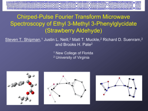 Chirped-Pulse Fourier Transform Microwave Spectroscopy of Ethyl 3-Methyl 3-Phenylglycidate (Strawberry Aldehyde)