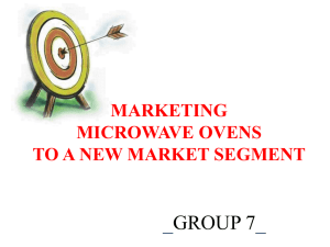_ GROUP 7 MARKETING MICROWAVE OVENS