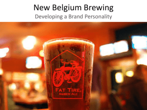 New Belgium Brewing Developing a Brand Personality