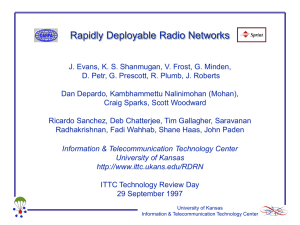 Rapidly Deployable Radio Networks
