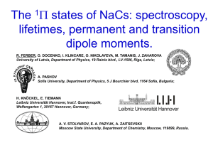  states of NaCs: spectroscopy, The lifetimes, permanent and transition dipole moments.