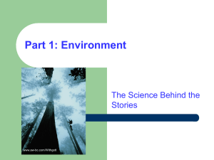 Part 1: Environment The Science Behind the Stories www.aw-bc.com/Withgott