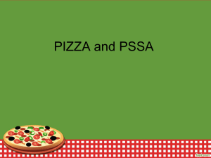 PIZZA and PSSA