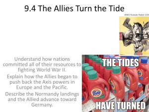 9.4 The Allies Turn the Tide
