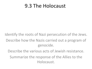 9.3 The Holocaust