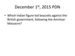 December 1 , 2015 PDN British government, following the Amritsar