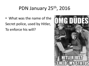 PDN January 25 , 2016 • What was the name of the