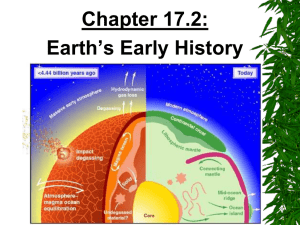 Chapter 17.2: Earth’s Early History