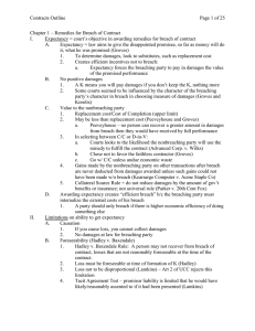 Contracts Outline Page 1 of 25 I.