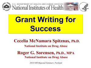 Grant Writing for Success Cecelia McNamara Spitznas, Roger G. Sorensen,
