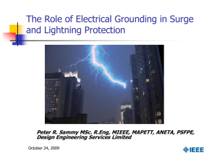 The Role of Electrical Grounding in Surge and Lightning Protection