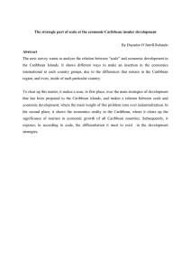 The strategic part of scale at the economic Caribbean insular... Abstract By Daymler O´farrill Rolando