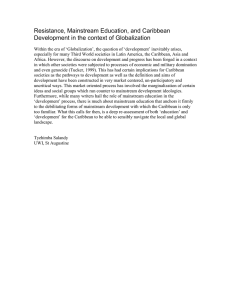 Resistance, Mainstream Education, and Caribbean Development in the context of Globalization