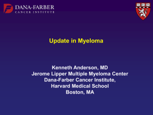 Update in Myeloma
