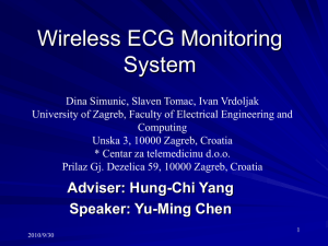 Wireless ECG Monitoring System