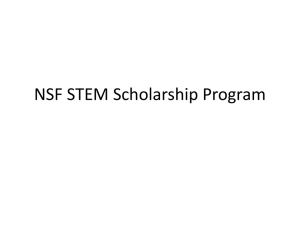 NSF STEM Scholarship Program