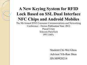 A New Keying System for RFID NFC Chips and Android Mobiles