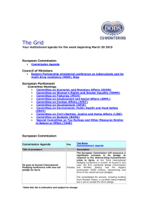 The Grid  European Commission Council of Ministers