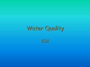 Water Quality ESI