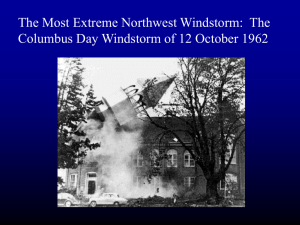 The Most Extreme Northwest Windstorm:  The