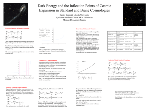 Dark Energy and the Inflection Points of Cosmic