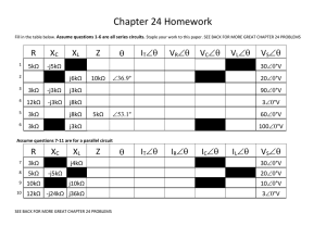 Chapter 24 Homework R X