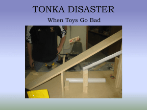 TONKA DISASTER When Toys Go Bad