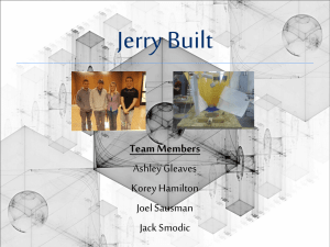 Jerry Built Team Members Ashley Gleaves Korey Hamilton