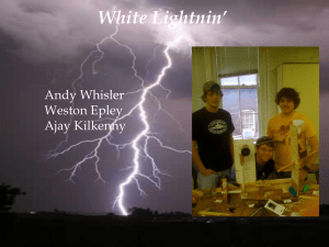 White Lightnin’ Andy Whisler Weston Epley Ajay Kilkenny